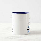 Tasse 2 Couleurs Funny Personnalisé C'est Mon cirque Mes singes (Centre)