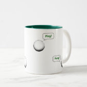 Tasse 2 Couleurs Funny Ping (Devant droit)