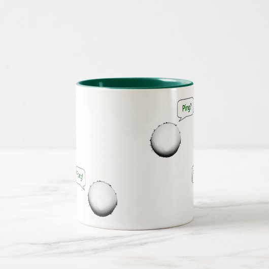 Tasse 2 Couleurs Funny Ping (Centre)