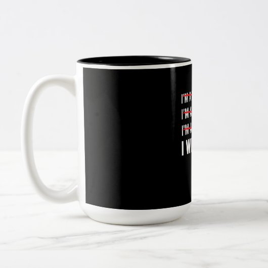 Tasse 2 Couleurs Funny Programmer I Wite Code (Gauche)