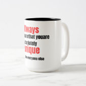Tasse 2 Couleurs funny quotes (Devant droit)