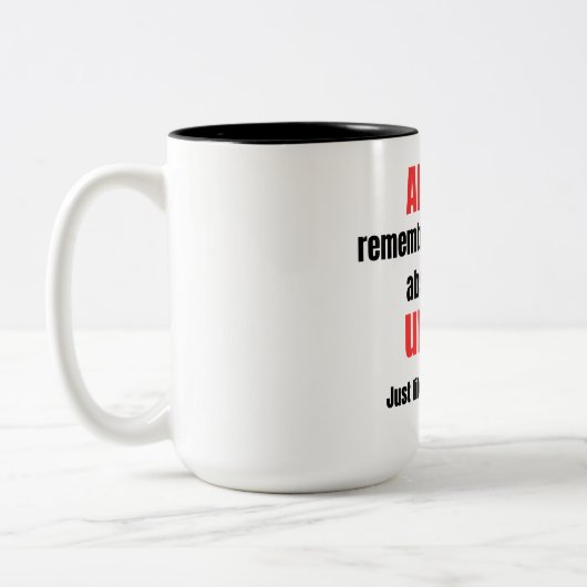 Tasse 2 Couleurs funny quotes (Gauche)