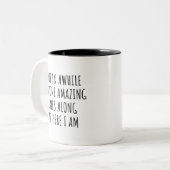 Tasse 2 Couleurs Funny Sarcastic Someone Amazing Person (Devant gauche)