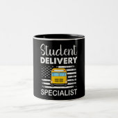Tasse 2 Couleurs Funny School Bus Driver (Centre)