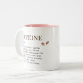 Tasse 2 Couleurs Funny Witty Coffee Lover Dictionnaire d'Humour de  (Devant gauche)