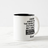 Tasse 2 Couleurs Funny World's Best Pathologist (Devant droit)