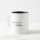 Tasse 2 Couleurs Funny You can do it  (Devant gauche)