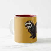 Tasse 2 Couleurs furet (Devant gauche)