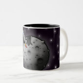 Tasse 2 Couleurs Fusée (Devant droit)