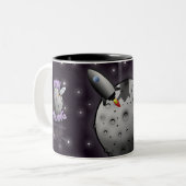 Tasse 2 Couleurs Fusée (Devant gauche)