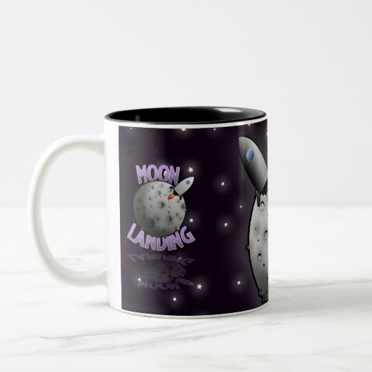 Tasse 2 Couleurs Fusée (Gauche)