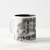 Tasse 2 Couleurs Fusillade avant église de St Roch à Paris (Devant gauche)