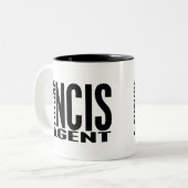 Tasse 2 Couleurs Futur agent de NCIS (Devant gauche)