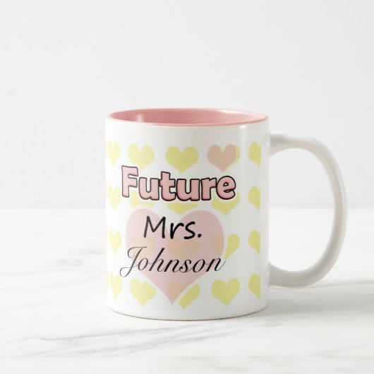 Tasse 2 Couleurs Futur Mme. (Droit)