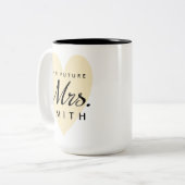 Tasse 2 Couleurs Futur Mme Heart (Devant gauche)