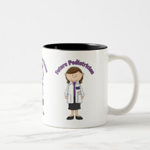 Tasse 2 Couleurs Futur pédiatre Petite fille