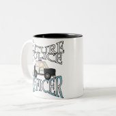 Tasse 2 Couleurs Futur policier (Devant gauche)