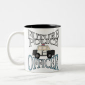 Tasse 2 Couleurs Futur policier (Gauche)