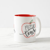 Tasse 2 Couleurs Futur professeur (Devant droit)