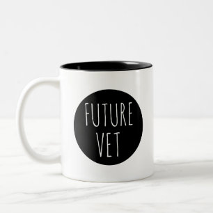 Tasse 2 Couleurs Futur vétérinaire // Célébration de la profess