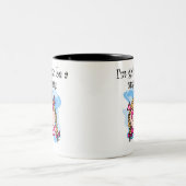 Tasse 2 Couleurs Future grande soeur de fille blonde (Centre)