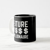 Tasse 2 Couleurs Future Millionaire (Devant gauche)