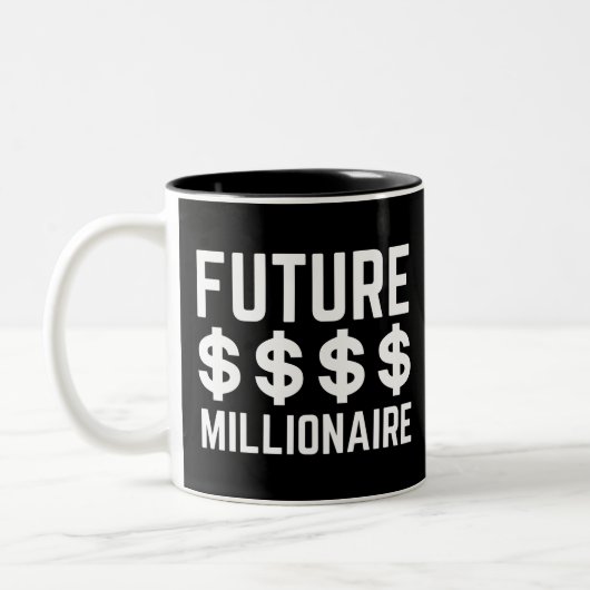 Tasse 2 Couleurs Future Millionaire (Gauche)