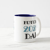 Tasse 2 Couleurs Future Papa 2025 (Devant droit)