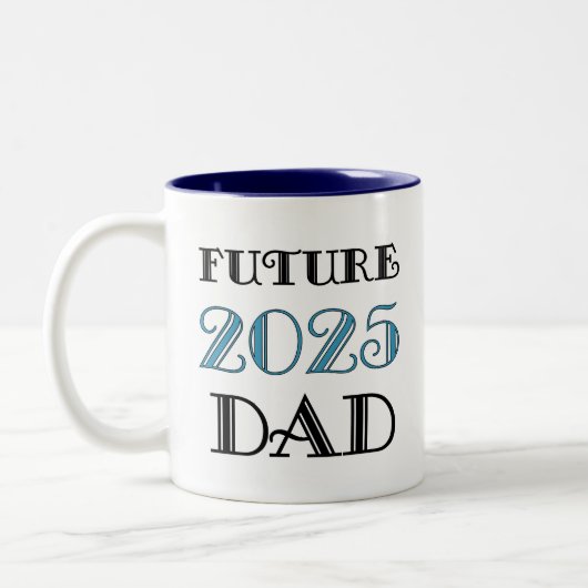 Tasse 2 Couleurs Future Papa 2025 (Gauche)