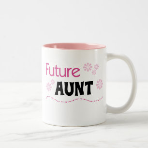 Tasse 2 Couleurs Future tante Tshirts et cadeaux