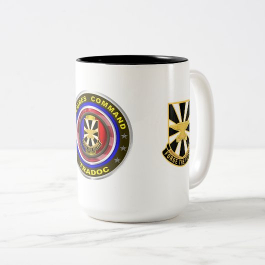 Tasse 2 Couleurs Futures Command TRADOC (Devant droit)