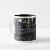 Tasse 2 Couleurs Futures missions d'exploration spatiale (Devant gauche)