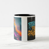 Tasse 2 Couleurs Futuriste (Centre)