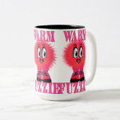 Tasse 2 Couleurs Fuzzy chaud (Devant droit)