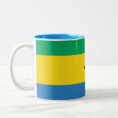 Tasse 2 Couleurs Gabon, République gabonaise (Gauche)