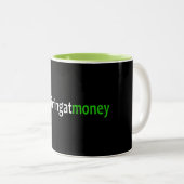 Tasse 2 Couleurs Gagner en argent (Devant droit)