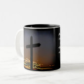 Tasse 2 Couleurs Galates 6:14 (Devant gauche)