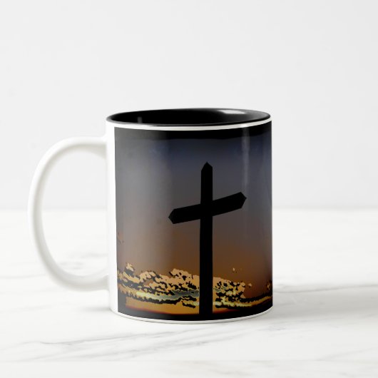 Tasse 2 Couleurs Galates 6:14 (Gauche)