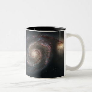 Tasse 2 Couleurs Galaxie de tourbillon (M51) et galaxie de