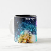 Tasse 2 Couleurs Galaxie spatiale profonde (Devant gauche)