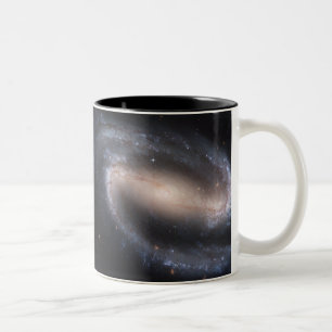 Tasse 2 Couleurs Galaxie spirale barrée NGC 1300