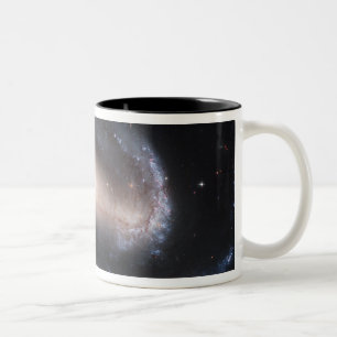 Tasse 2 Couleurs Galaxie spirale barrée NGC 1300