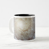 Tasse 2 Couleurs Galaxie spirale M74 (Devant gauche)