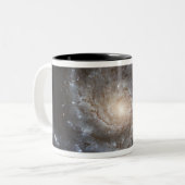 Tasse 2 Couleurs Galaxie spirale Messier 101 (Devant gauche)