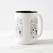Tasse 2 Couleurs galena illinois collage (Devant droit)