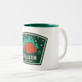 Tasse 2 Couleurs Gallatin National Forest Camping (Devant droit)