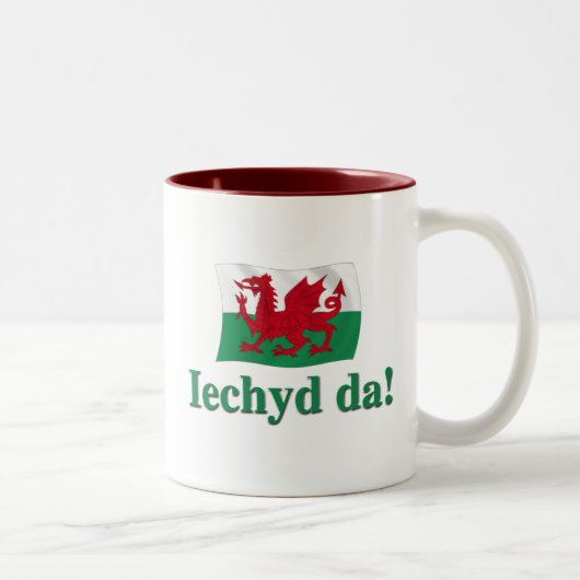Tasse 2 Couleurs Gallois Iechyd DA (acclamations !) (Droit)