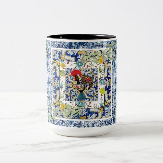 Tasse 2 Couleurs Galo de Barcelos, Portugal (Centre)