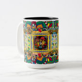 Tasse 2 Couleurs Galo de Barcelos, Portugal (Devant gauche)