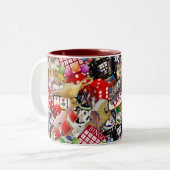 Tasse 2 Couleurs Gamblers Delight - Las Vegas Icons (Devant gauche)